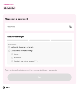 Set a new password, and give your child the information.